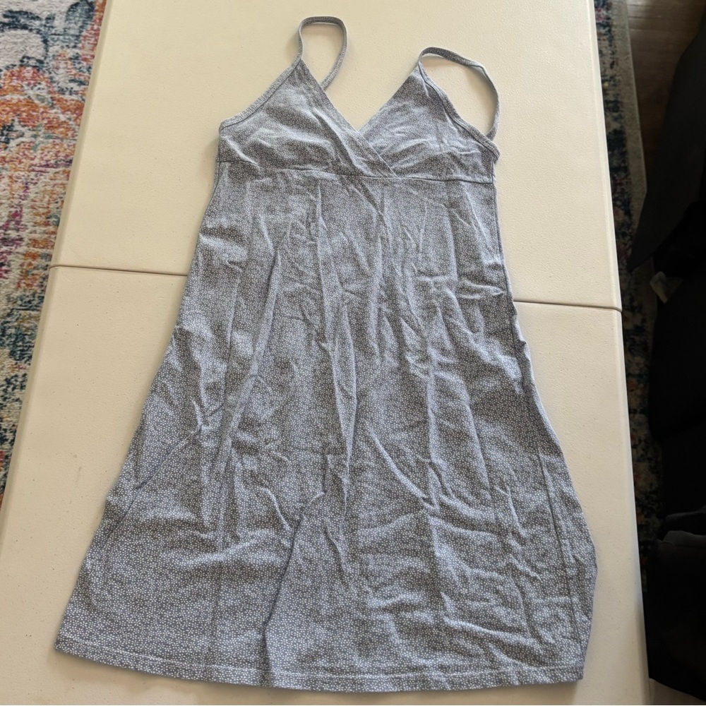 Brandy Melville Gray Patterned Mini Dress